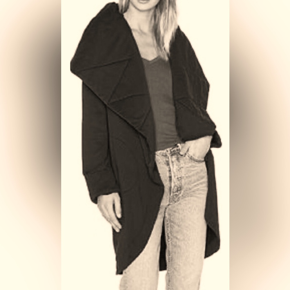 🆕Anthropologie On The Road Quilted Duster Jacket Size S/M Green Moss